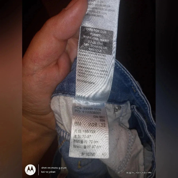 Signature by Levi Strauss & Co. Gold Label Midrise Straight Leg Jeans 6/28 - Picture 5 of 11